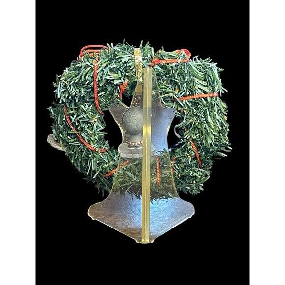 1990 Hallmark Keepsake Xmas Ornament Little Frosty Friends Complete Set Wreath - Picture 2 of 6